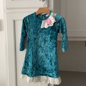 Girl’s Velour Dress